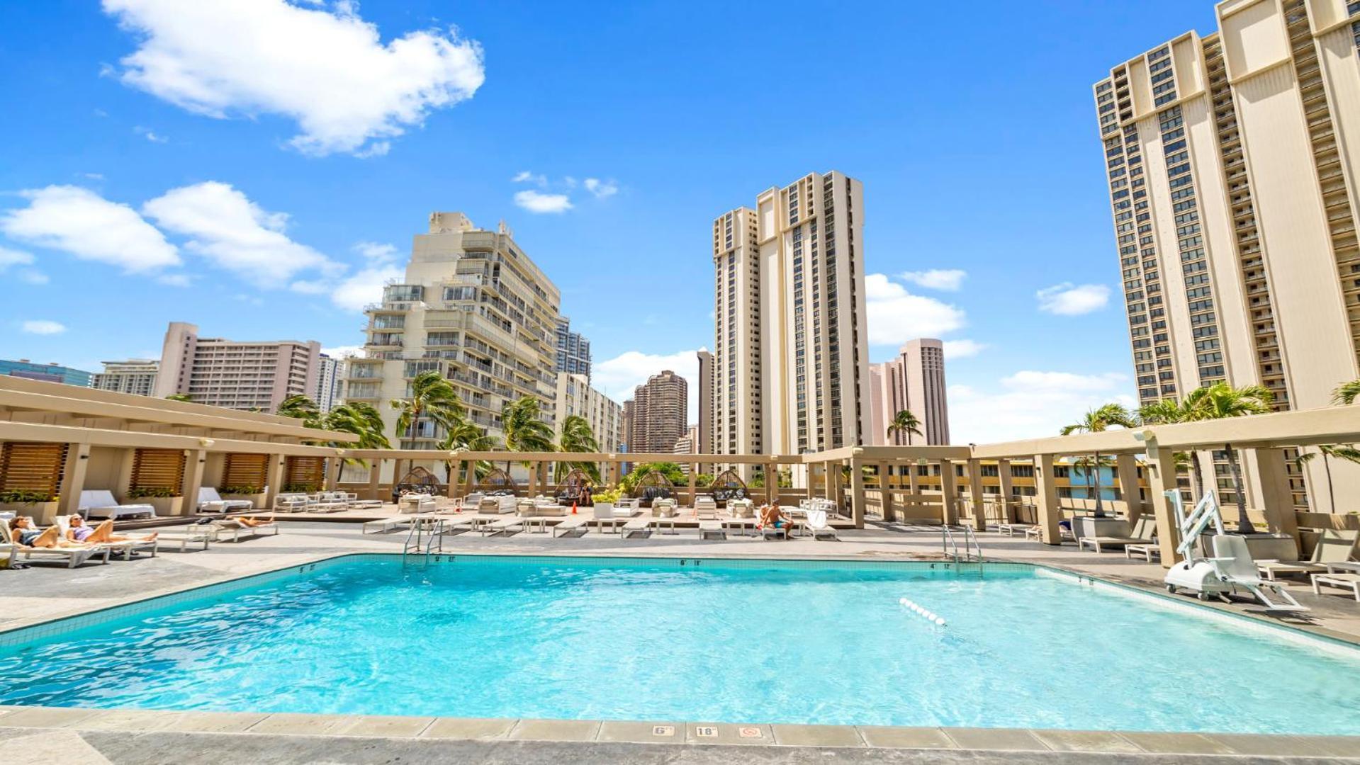 Ala Moana Hotel 24Th Fl R0 Ocean View 2 Double Beds ホノルル エクステリア 写真